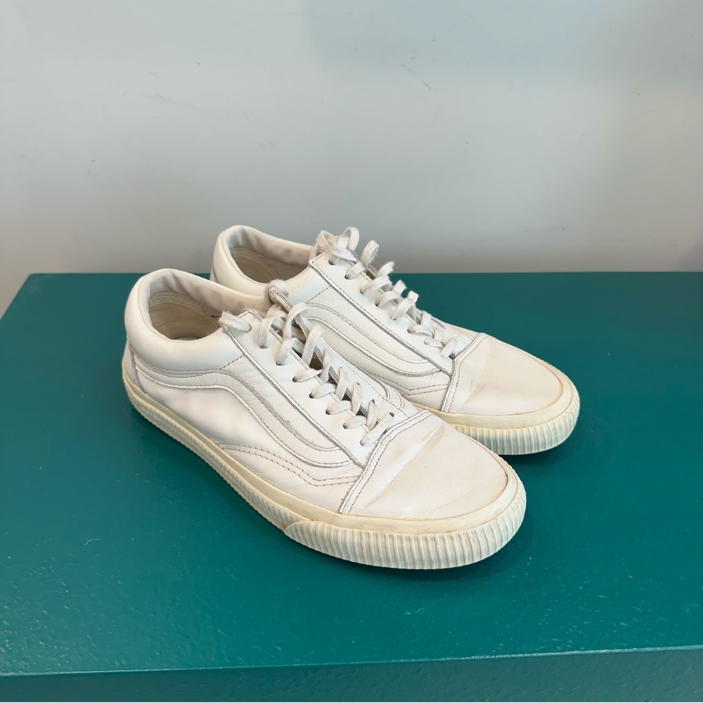 Vans White Low-Top Sneakers